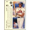 Image 2 : 1990 UPPER DECK DAVE JUSTICE ROOKIE CARD