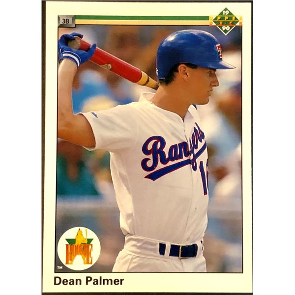 1990 UPPER DECK DEAN PALMER ROOKIE CARD