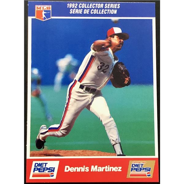 1992 DIET PEPSI DENNIS MARTINEZ (HOF)