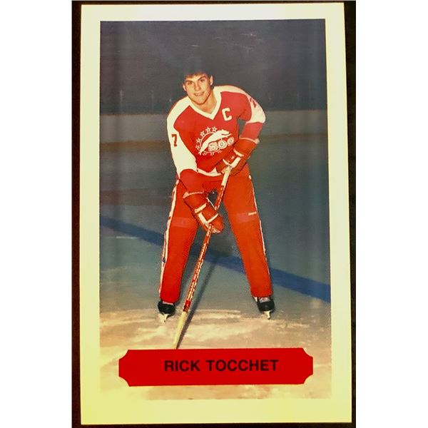 1981-82 SOO GREYHOUNDS (OHL) - RICK TOCCHET POLICE CARD