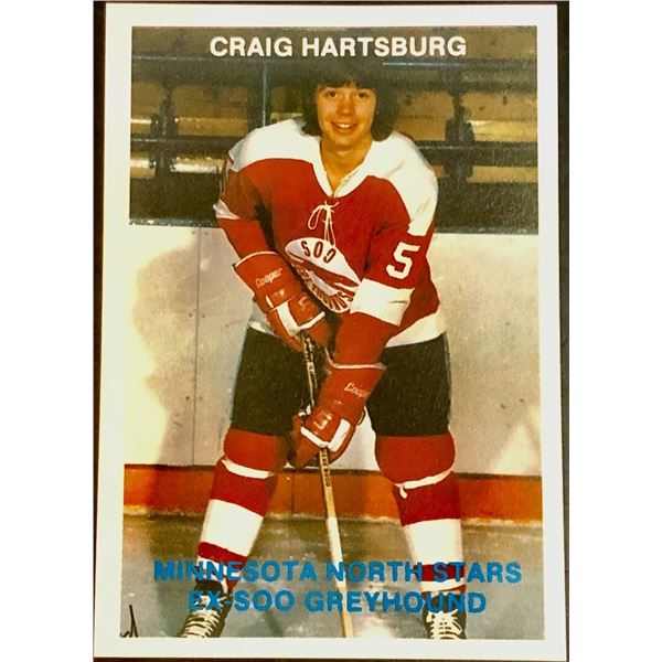 1987-88 SOO GREYHOUNDS (OHL) - CRAIG HARTSBURG POLICE CARD