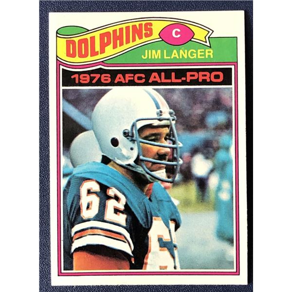 1977 TOPPS JIM LANGER (HOF)