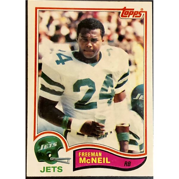 1982 TOPPS FREEMAN McNEIL ROOKIE CARD