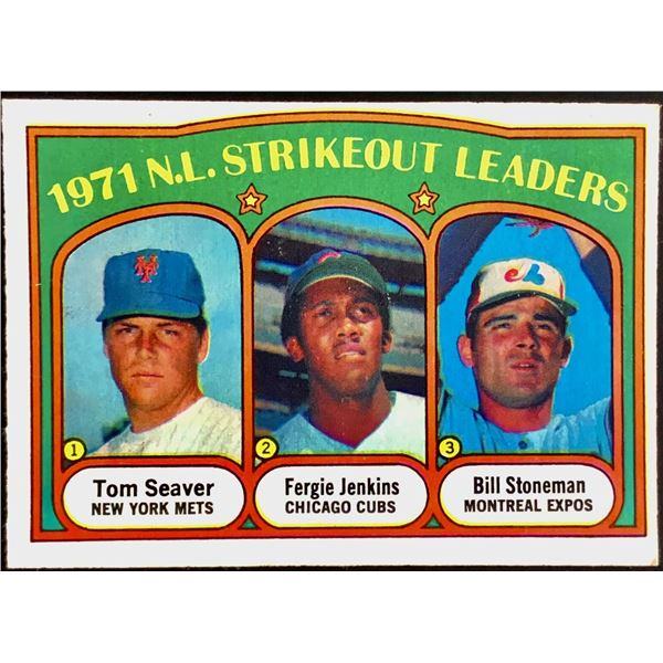 1972 O-PEE-CHEE TOM SEAVER / FERGIE JENKINS (HOF)