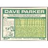 Image 2 : 1977 O-PEE-CHEE DAVE PARKER (HOF)