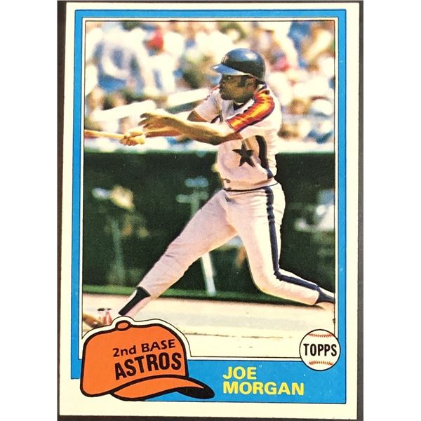 1981 TOPPS JOE MORGAN (HOF)