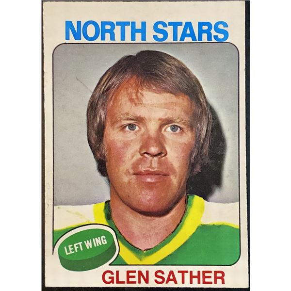 1975-76 NHL O-PEE-CHEE GLEN SATHER (HOF)