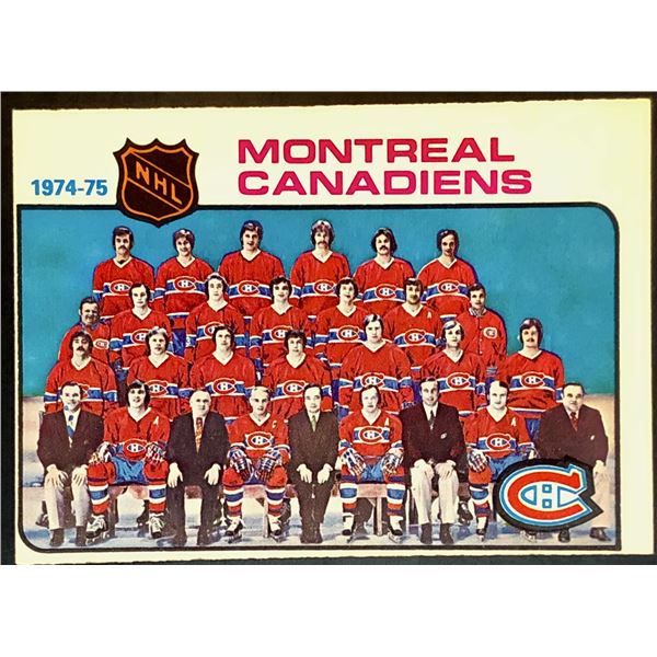 1975-76 NHL O-PEE-CHEE MONTREAL CANADIENS