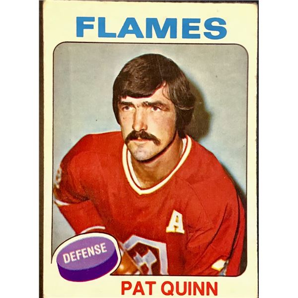 1975-76 NHL O-PEE-CHEE PAT QUINN (HOF)