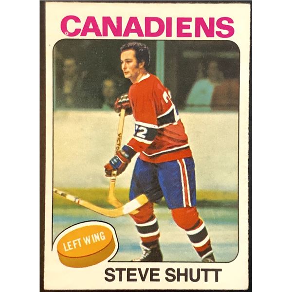 1975-76 NHL O-PEE-CHEE STEVE SHUTT (HOF)