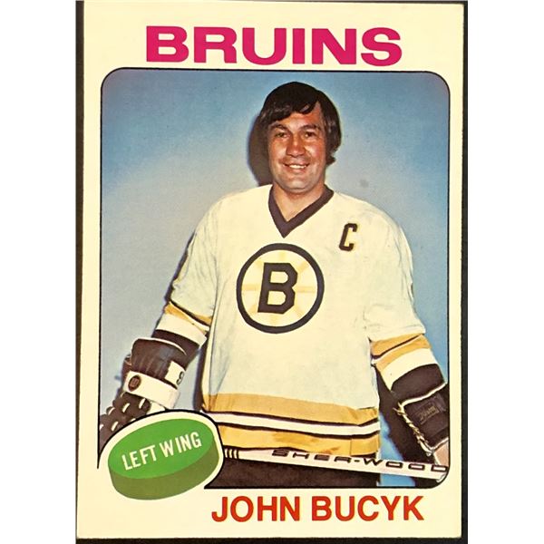 1975-76 NHL TOPPS JOHNNY BUCYK (HOF)