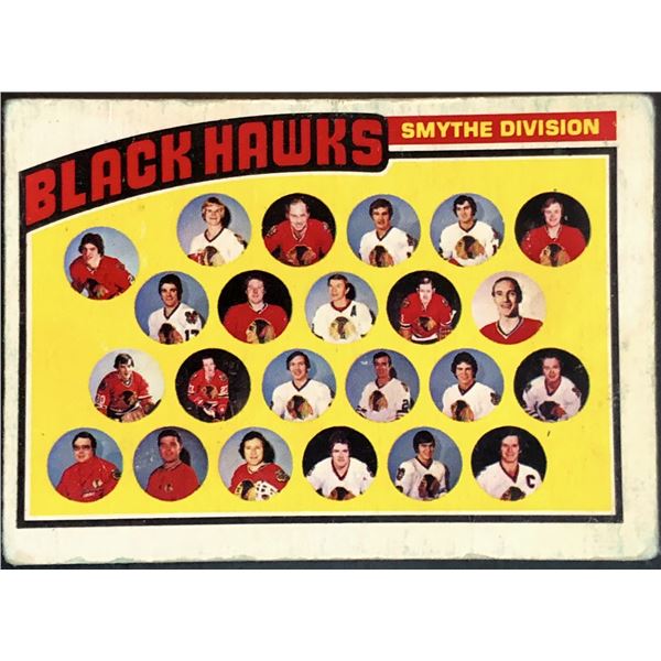 1976-77 NHL O-PEE-CHEE CHICAGO BLACK HAWKS