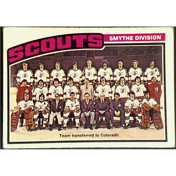 1976-77 NHL O-PEE-CHEE KANSAS CITY SCOUTS