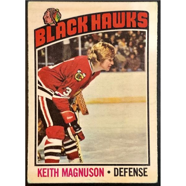 1976-77 NHL O-PEE-CHEE KEITH MAGNUSON