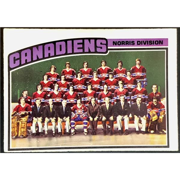1976-77 NHL O-PEE-CHEE MONTREAL CANADIENS