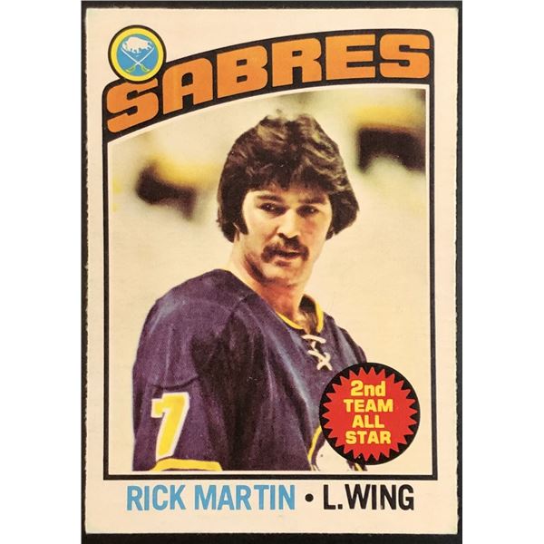 1976-77 NHL O-PEE-CHEE RICK MARTIN (HOF)