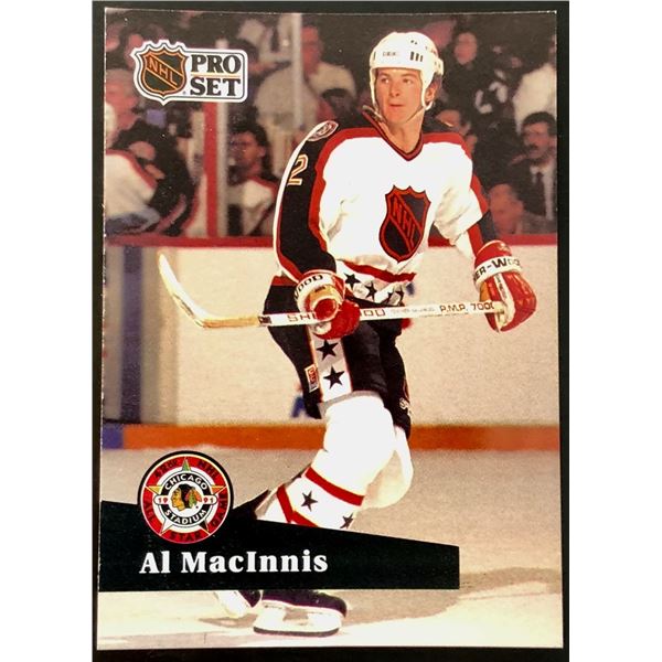 1991-92 PRO SET AL MacINNIS (HOF)