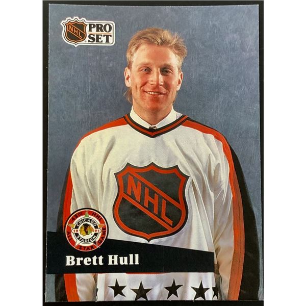 1991-92 PRO SET BRETT HULL (HOF)
