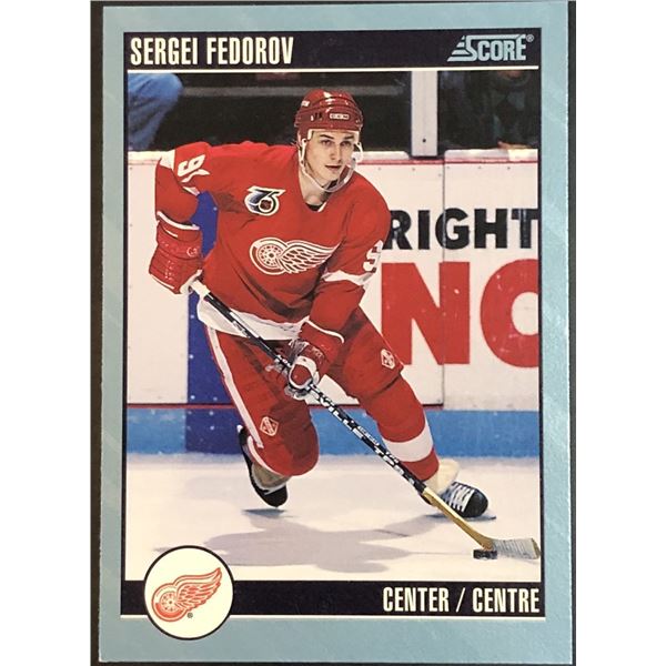 1992-93 SCORE SERGEI FEDEROV (HOF)