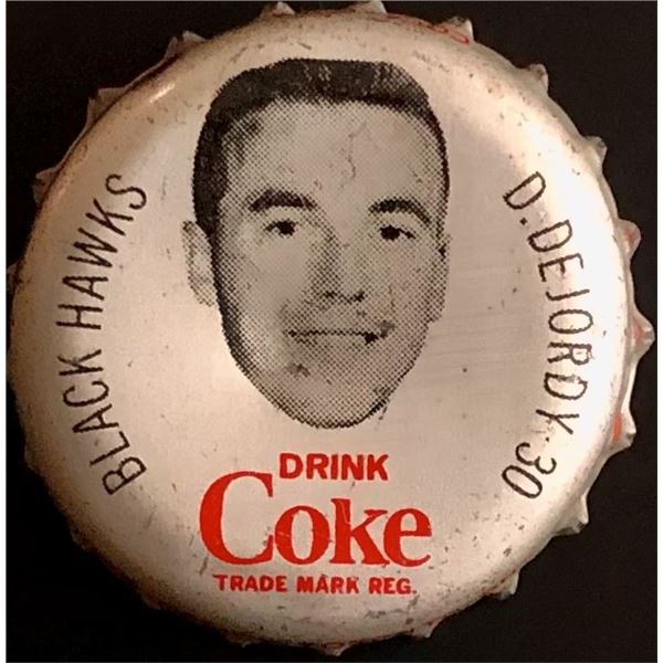 1965-66 COCA COLA NHL CAPS - DENIS DeJORDY