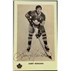 Image 1 : TORONTO MAPLE LEAFS TEAM ISSUED POSTCARD - GARRY MONAHAN - SIGNED