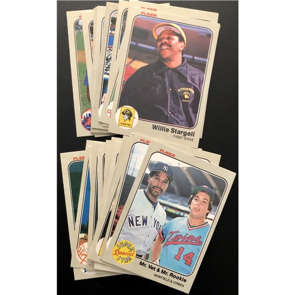 1983 FLEER BASEBALL COLLECTION (25)