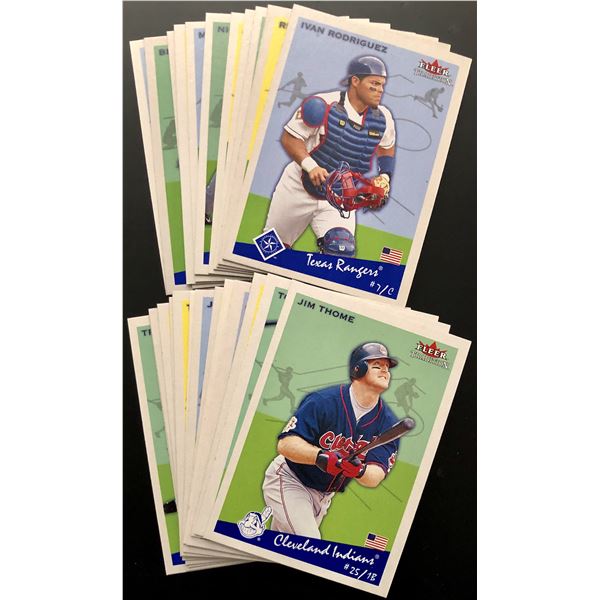 2002 FLEER TRADITION BASEBALL COLLECTION (25)