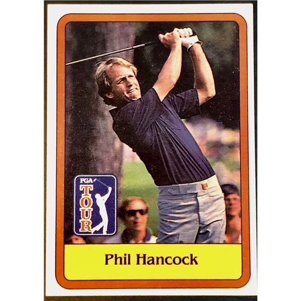 1981 DONRUSS PGA PHIL HANCOCK ROOKIE CARD