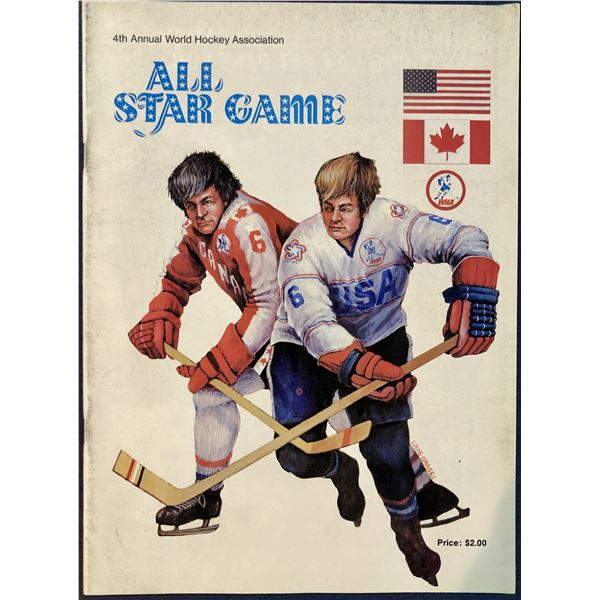 1976 W.H.A. ALL STAR GAME PROGRAM