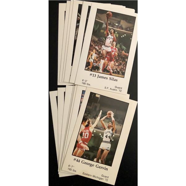 1979-80 DENVER SPURS POLICE SET FEATURING GEORGE GERVIN (HOF)