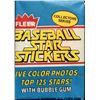 Image 1 : 1981 FLEER STAR STICKERS BASEBALL WAX PACK