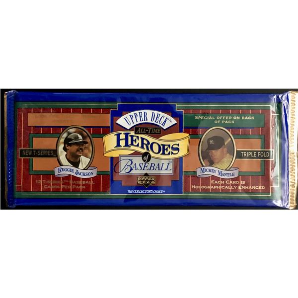 1993 UPPER DECK HEROES OF BASEBALL FOIL PACK
