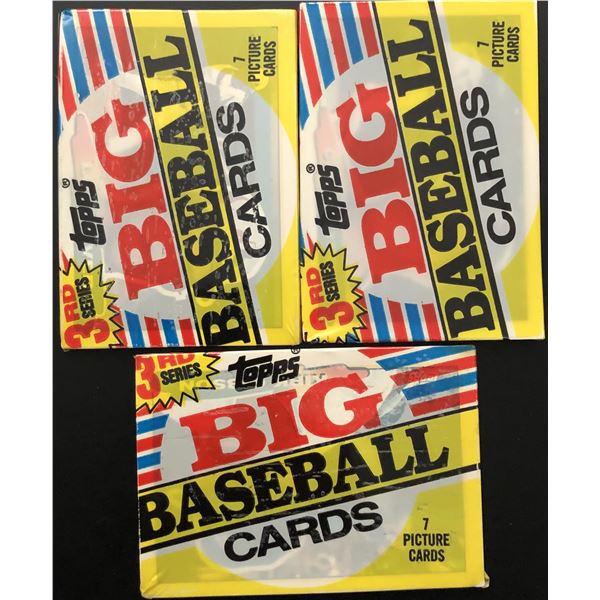 1989 TOPPS BIG BASEBALL FOIL PACKS (3)