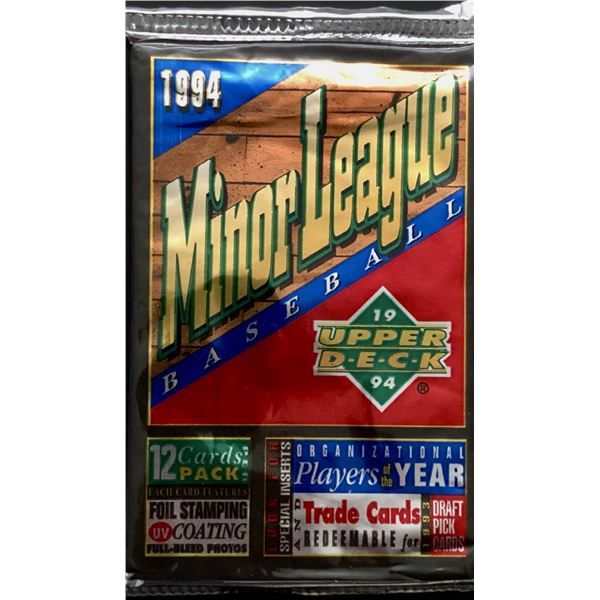 1994 UPPER DECK MINOR LEAGUE BASEBALL FOIL PACK