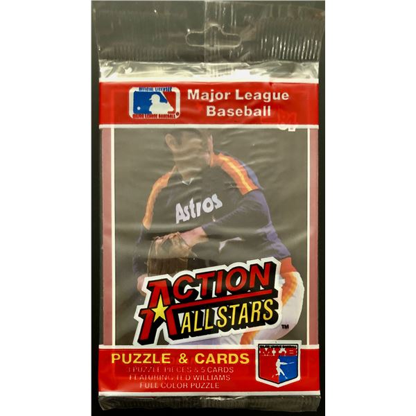1984 DONRUSS ACTION ALL STARS CELLO PACK - NOLAN RYAN (HOF) SHOWING