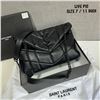 Image 2 : BRAND NEW YVES SAINT LAURENT BLACK FLAP BAG - HIGH QUALITY REPLICA - Includes box and dust bag