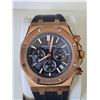 Image 1 : Q. AUDEMARS PIGUET ROYAL OAK CHRONOGRAPH REFERENCE 2630OP REPLICA WATCH. 18K ROSE GOLD CASE AND BEZE