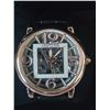 Image 2 : NEW AUTOMATIC ELEGANT CARTIER SKELETON FACE AND BACK REPLICA WATCH. ROSE GOLD CASE CASE AND BLACK LE