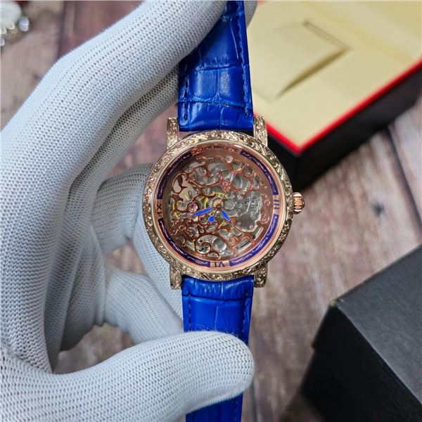 NEW REPLICA AUTOMATIC PATEK PHILIPPE NAUTILUS SKELETON FACE AND BACK REPLICA WATCH. ROSE GOLD CASE A