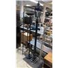 Image 1 : Group of 3 Floor Lamps & 2 Hanging Coat Racks (Lamps untested)