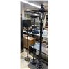 Image 2 : Group of 3 Floor Lamps & 2 Hanging Coat Racks (Lamps untested)