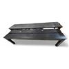 Image 1 : Set of 2 Black Wooden Bench - Approx. 62" & 75" Long