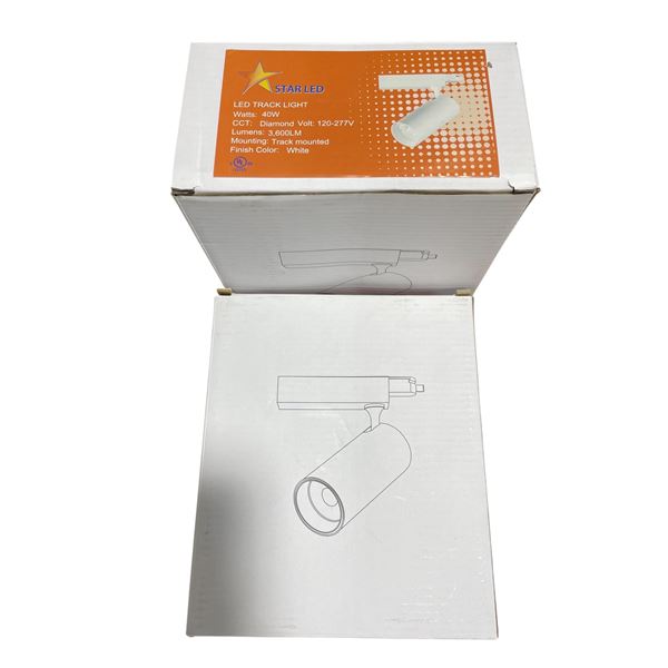 NEW Group of 2 Star LED Track Lights 40W