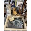 Image 2 : Shelf Decor Group - includes various shells/Stones Etc.