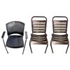 Image 1 : Group of 3 chairs - includes 2 outdoors Metal Chairs