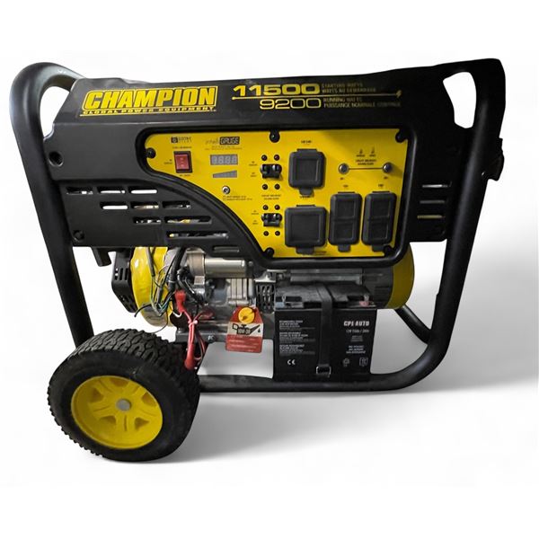 Champion Dual Fuel Portable Generator 11500Wtt, 459cc (Untested)