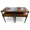 Image 1 : Pair of Antique French Regency one-Drawer Side Tables