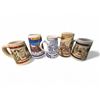 Image 1 : 5-pcs Collectible Beer Steins