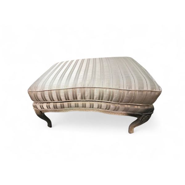 Vintage Beige French Style Ottoman