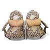 Image 1 : Set of 2 Modern Victorian Style Floral Armchairs, approx. H36" x W24" x D22"